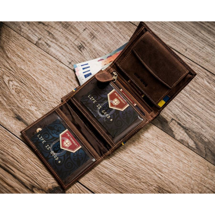 PETERSON PTN 317-P-UP UA RFID bőr pénztárca