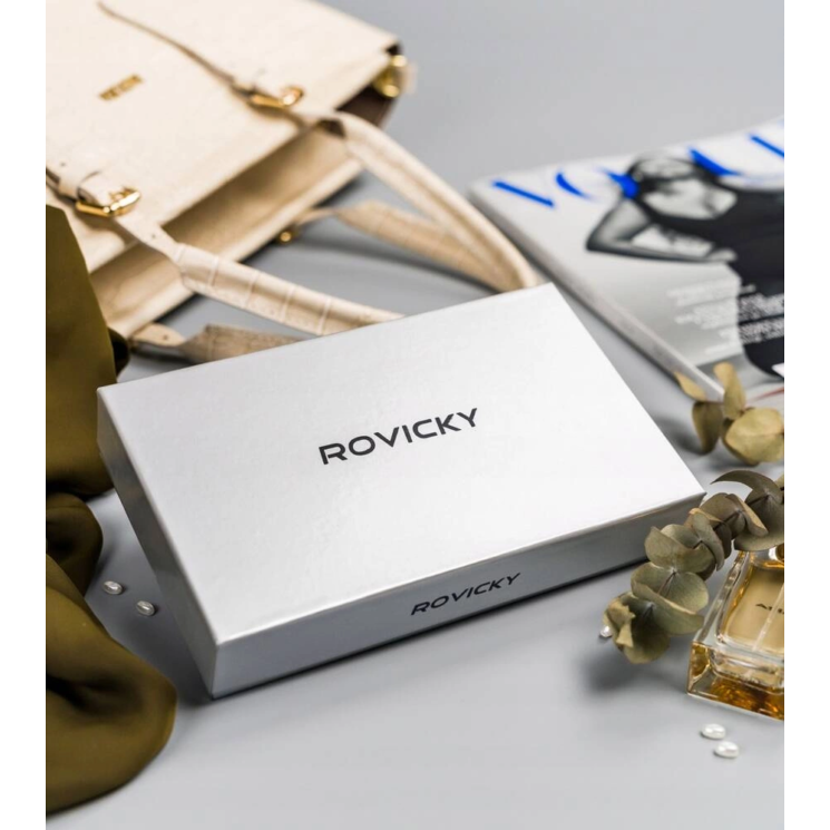 Rovicky női RFID bőr pénztárca CPR-8931-BAR
