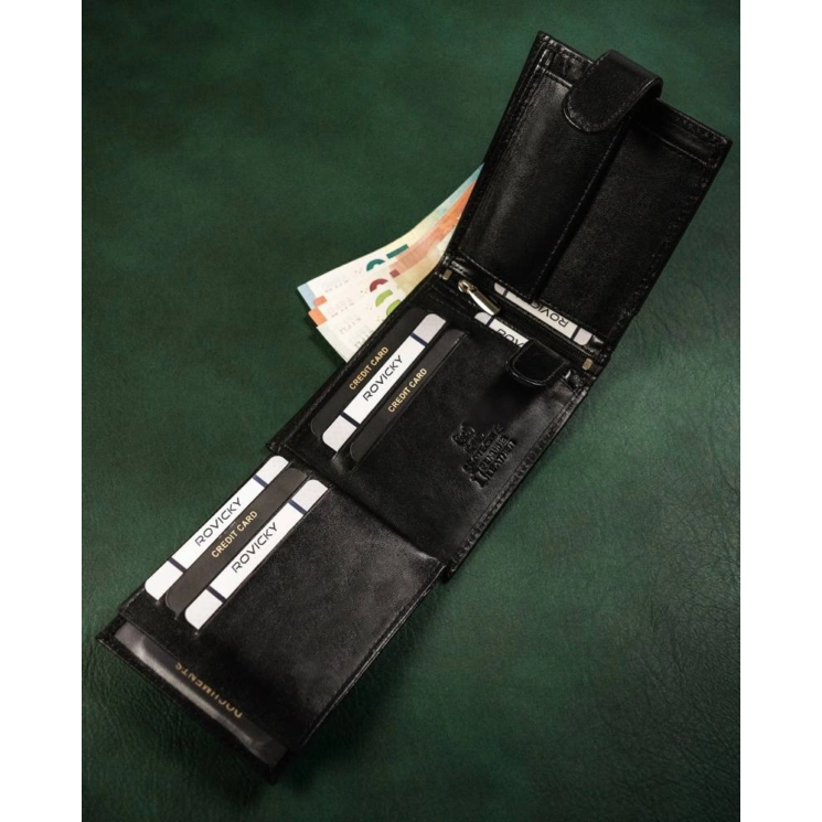 ROVICKY RFID bőr pénztárca N992L-P-GOAN