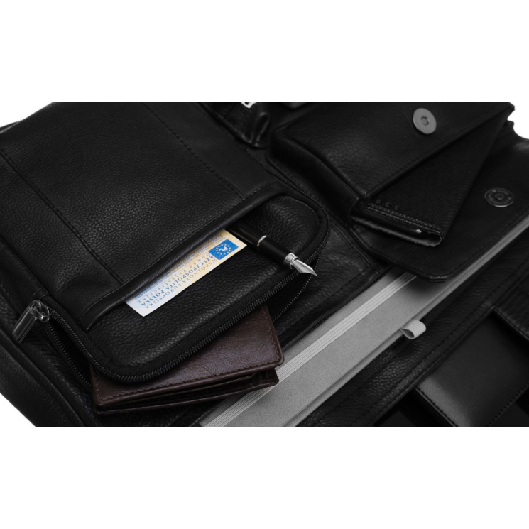 NO LOGO bőr laptop táska LAP-15604-NDM-NL