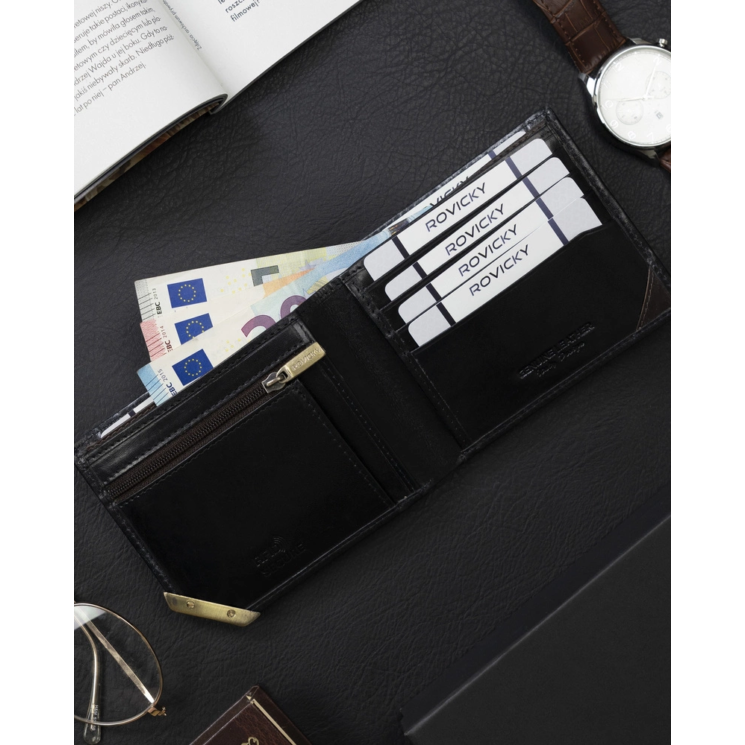 ROVICKY RFID bőr pénztárca N993-RVTM-GL