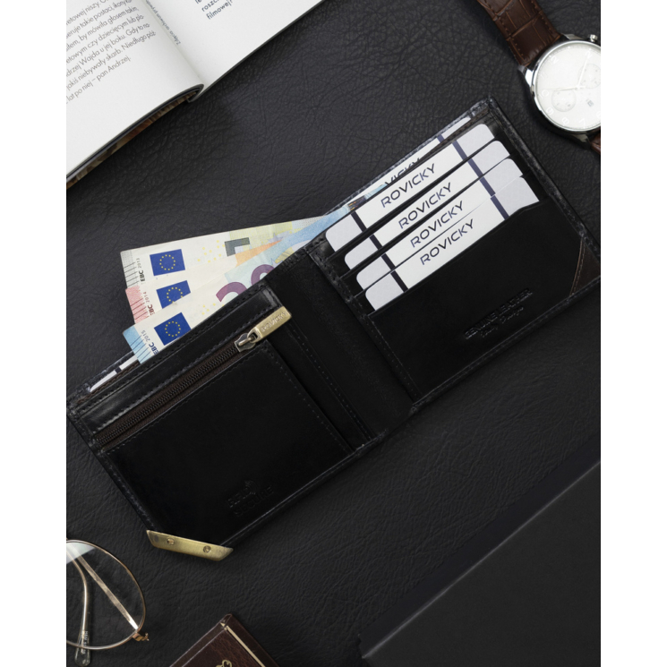 ROVICKY RFID bőr pénztárca N993-RVTM-GL