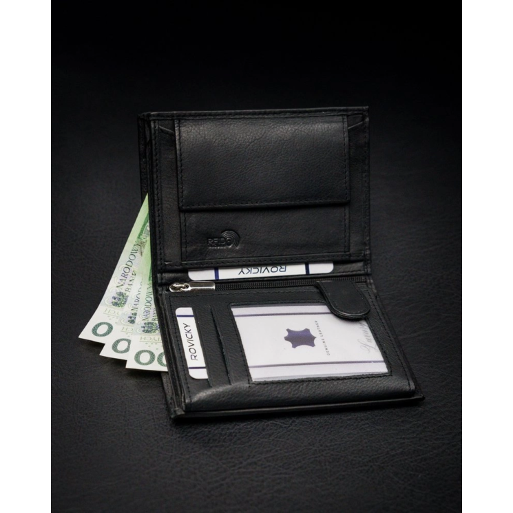 ROVICKY RFID bőr pénztárca N4-PZ-CCR-RFID