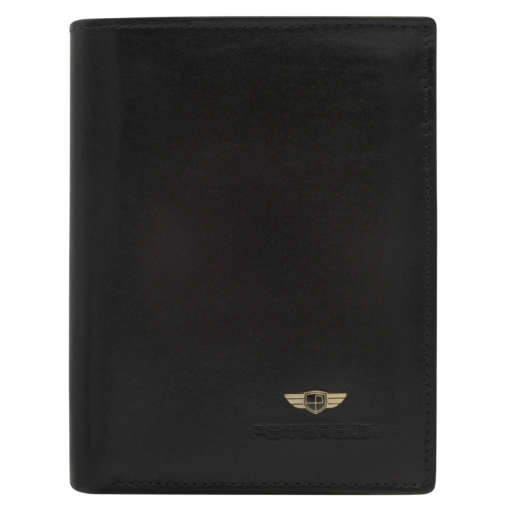 Férfi bőr pénztárca PTN N575-VT BLACK