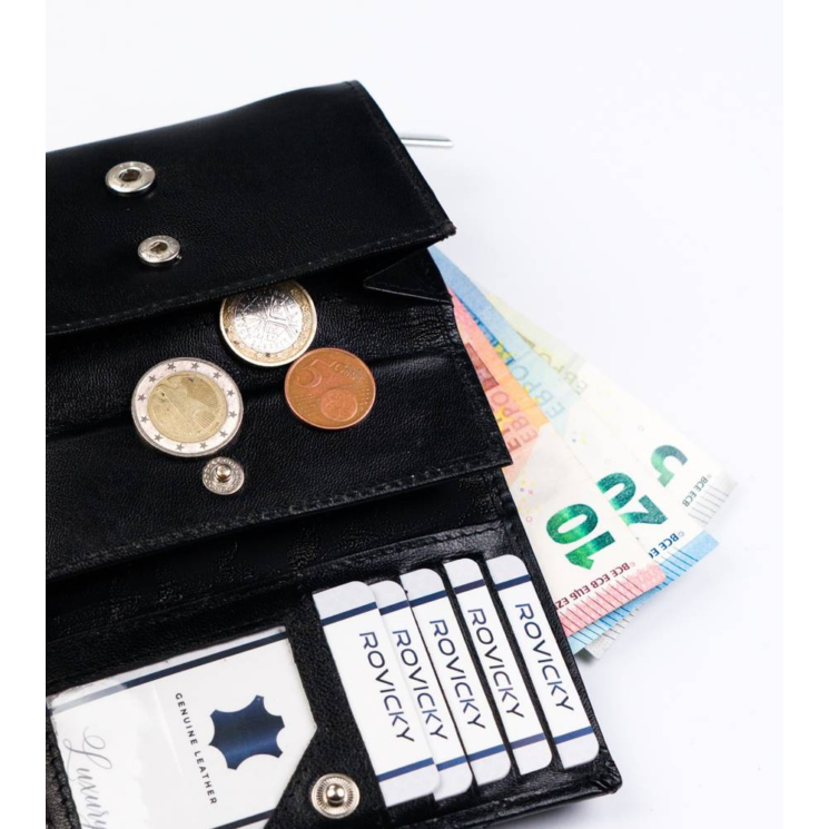 ROVICKY RFID bőr pénztárca R-RD-02-GCL-Q