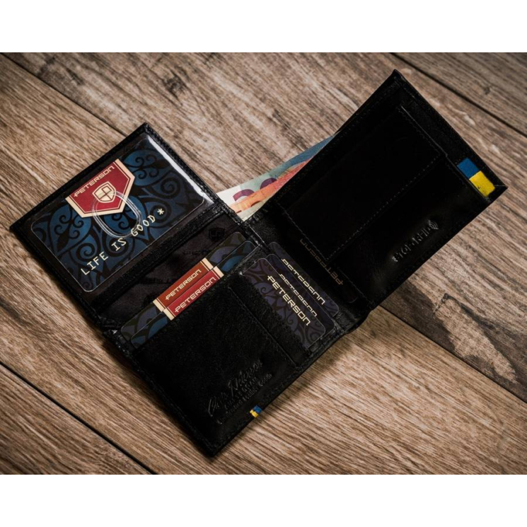PETERSON PTN 1517-P-UP UA RFID bőr pénztárca