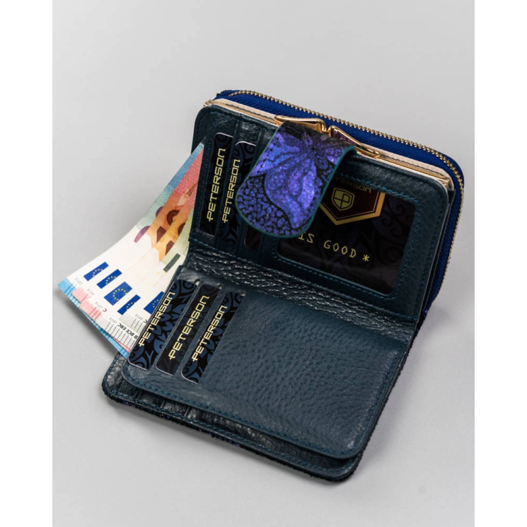 Bőr RFID pénztárca PETERSON PTN 425214-ONBF