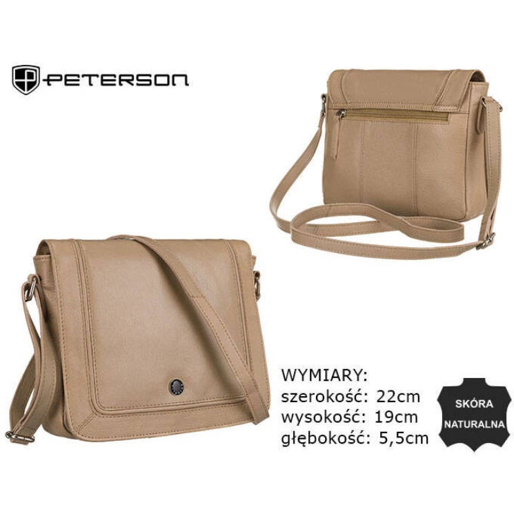 PETERSON bőr kézitáska PTN TOR-241A-SNC