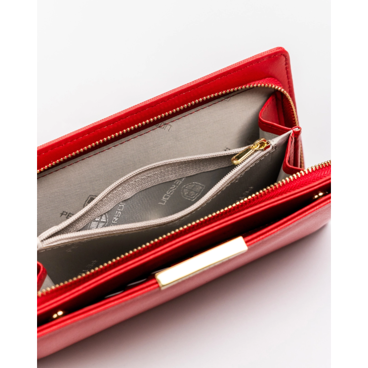 RFID öko-bőr pénztárca PETERSON PTN 005-SAF
