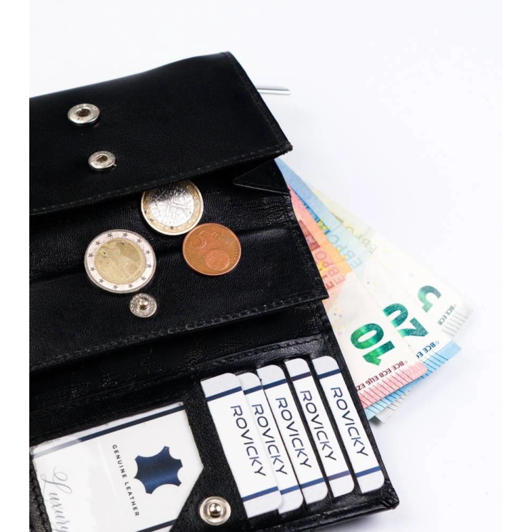 ROVICKY RFID bőr pénztárca R-RD-02-GCL-Q
