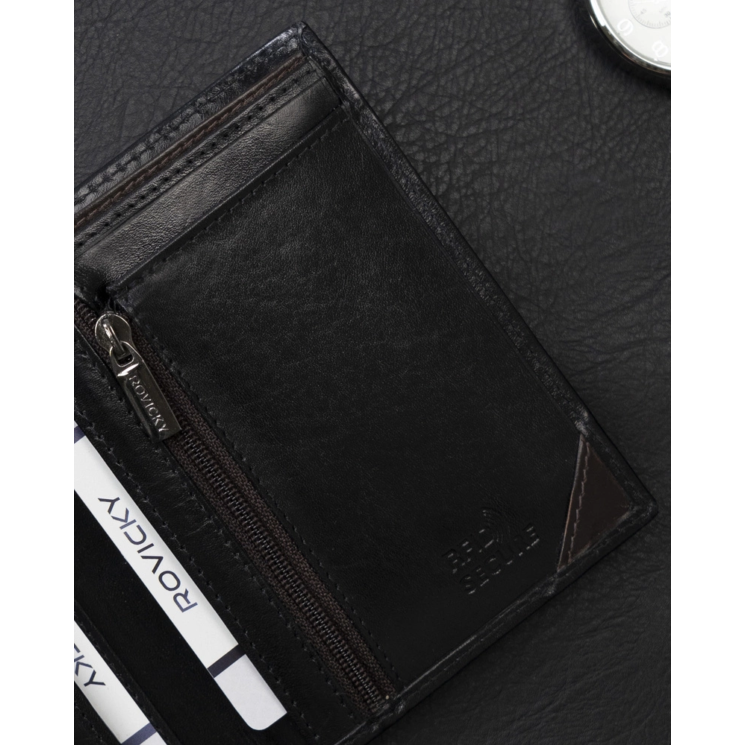 ROVICKY RFID bőr pénztárca N484-RVTM-GN