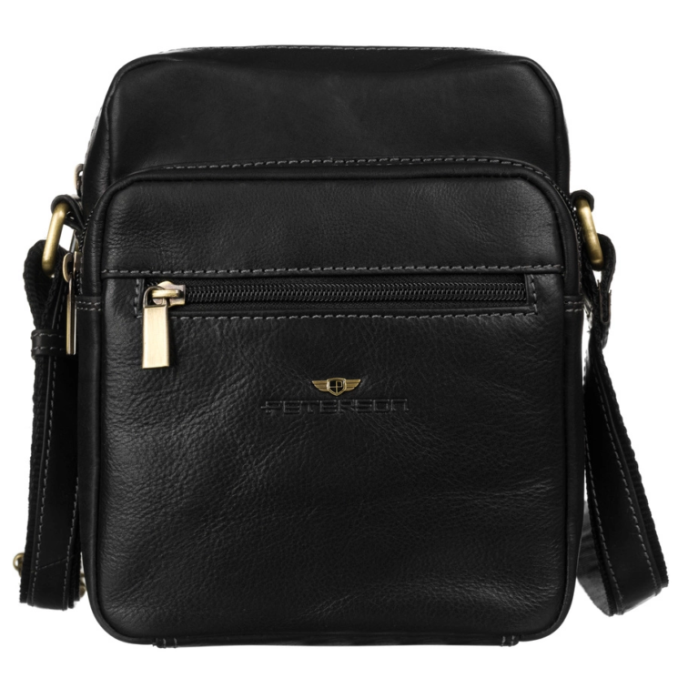 Bőr táska PTN TB-011-COM BLACK