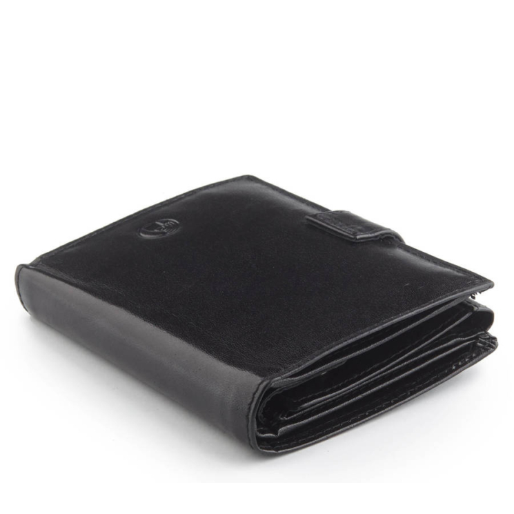 PETERSON PTN 317Z 2-1-1 FEKETE RFID bőr pénztárca