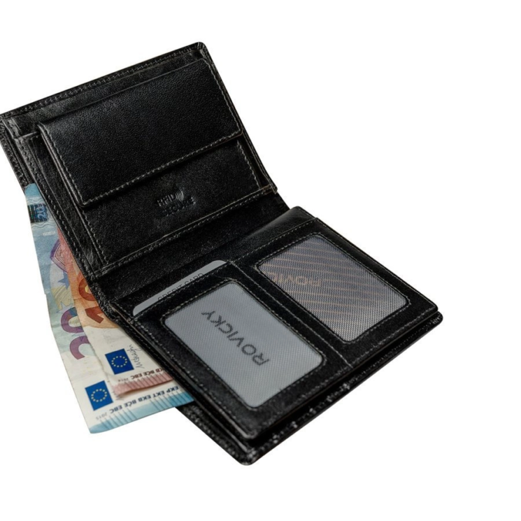 ROVICKY bőr RFID pénztárca PC-106-BAR