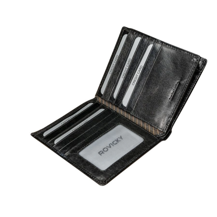 ROVICKY bőr RFID pénztárca PC-106-BAR
