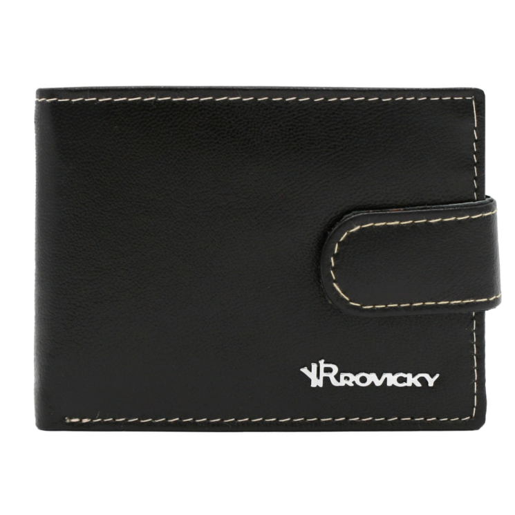 Férfi bőrtárca R-RM-24-15L-GCL Fekete multi