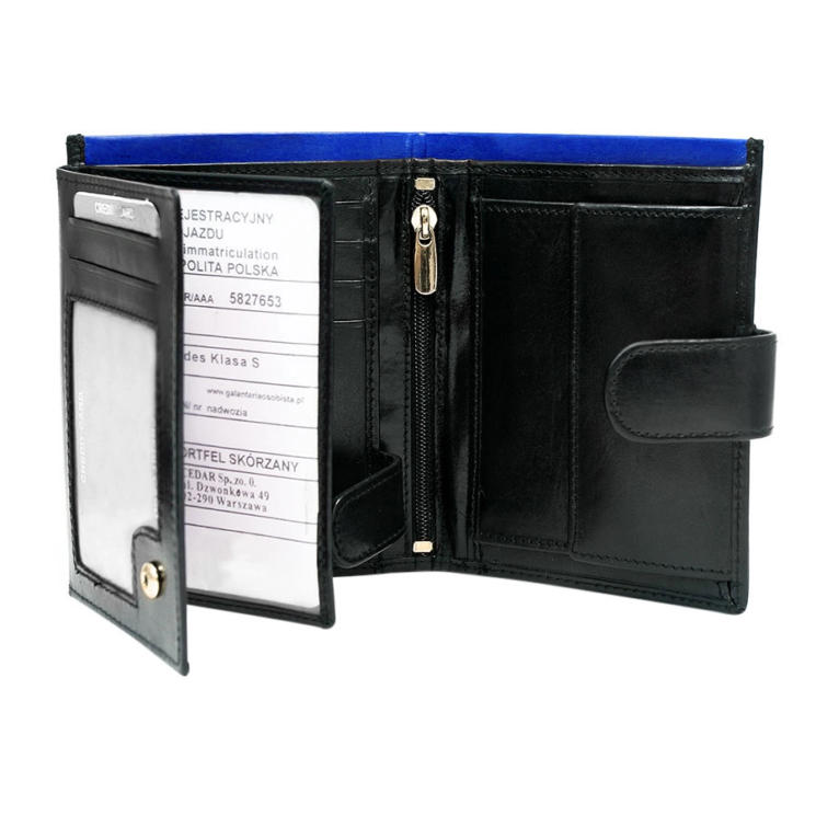 Férfi bőrkártya pénztárca RFID Protect- Rovicky