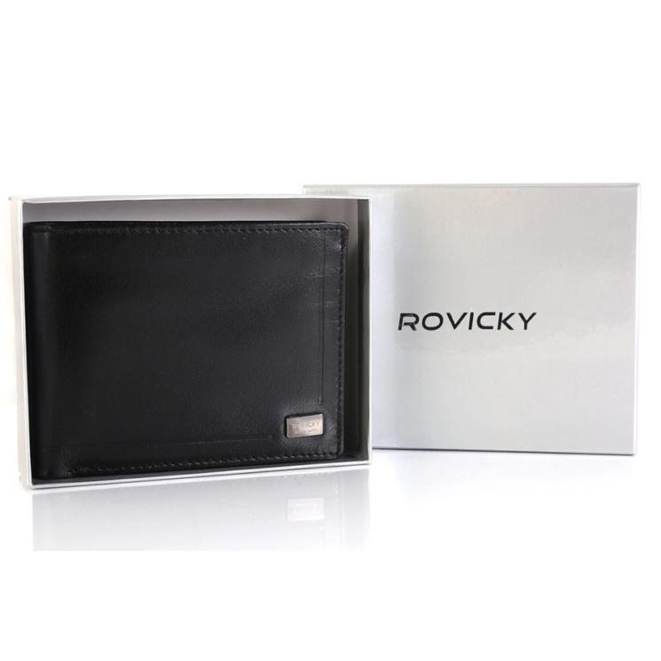 Rovicky férfi RFID bőr pénztárca CPR-021-BAR