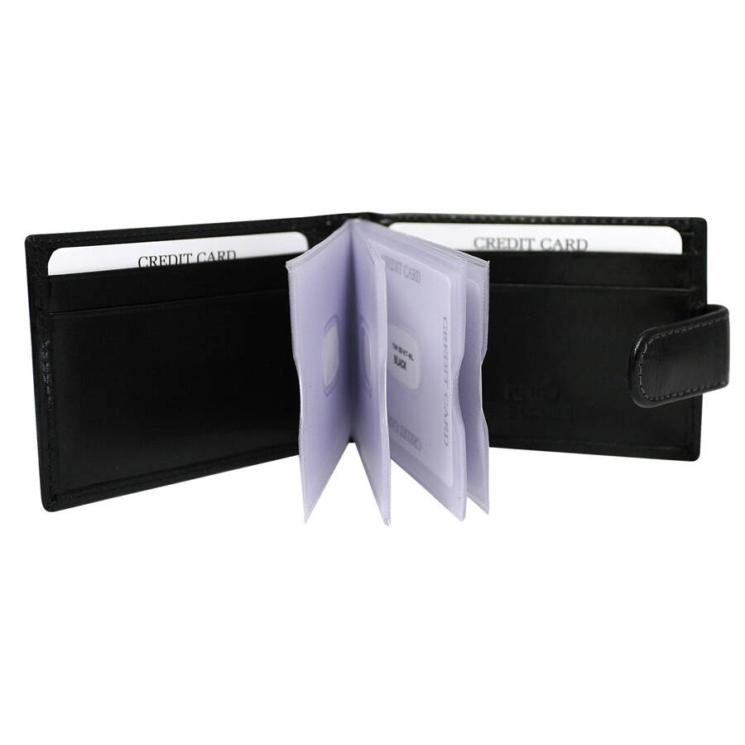 Bőr kártya tok TW-02-VT-NL BLACK