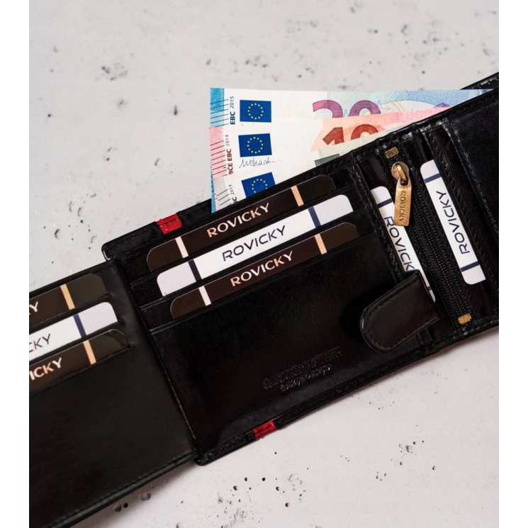 ROVICKY RFID bőr pénztárca N61L-RVTP