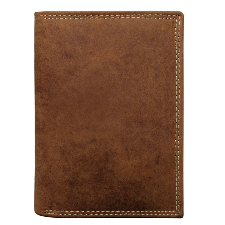 Férfi bőr pénztárca N4-CHM-NL BOX-9103 Cognac