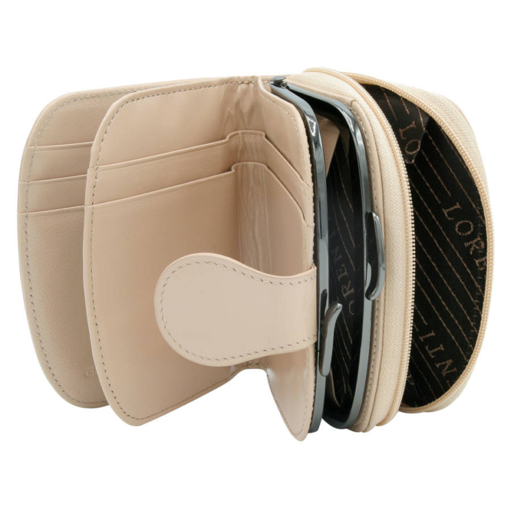 Női bőr pénztárca 43972-CIS-3320 BEIGE