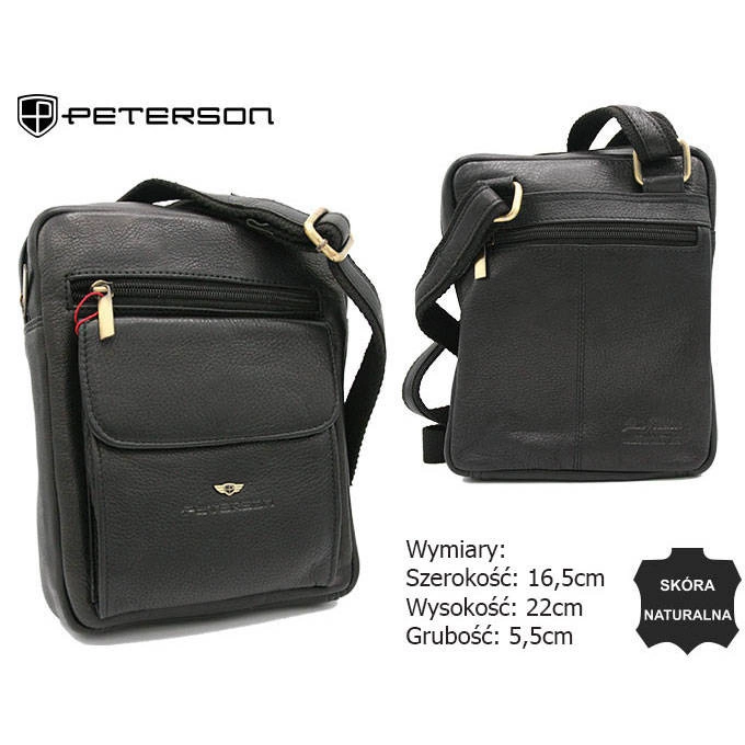 PETERSON bőrtáska PTN-PR-100-NDM