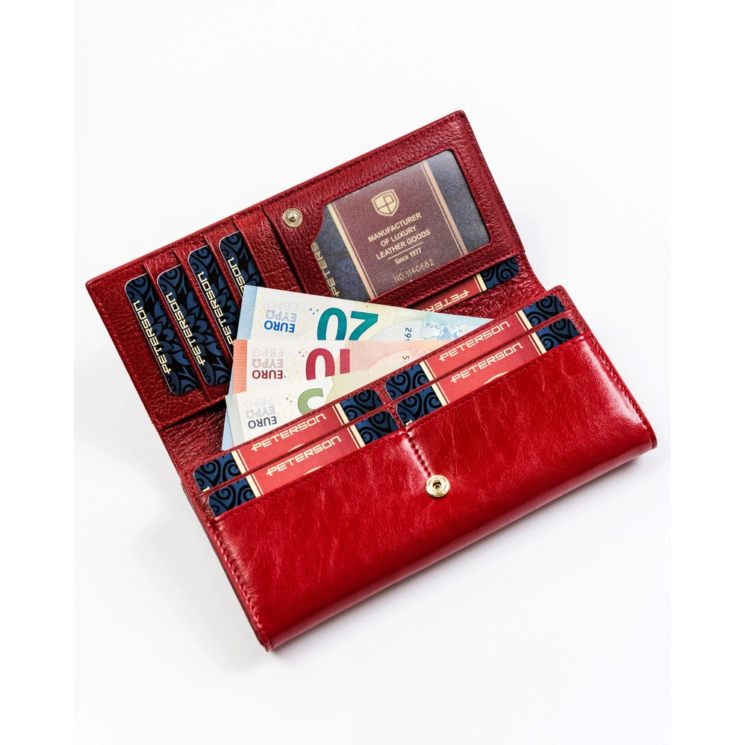 PETERSON PTN PL-721 RFID bőr pénztárca