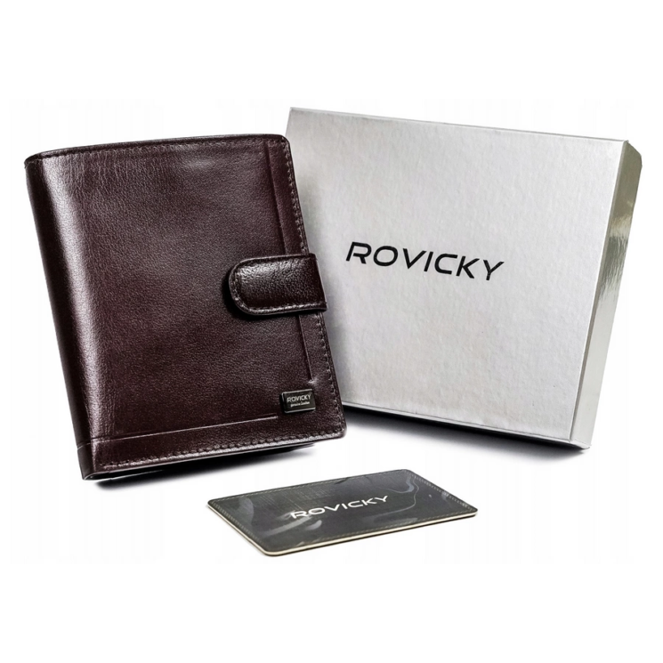 ROVICKY bőr RFID pénztárca PC-106L-BAR
