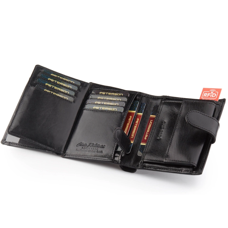 PETERSON PTN 348Z 2-1-1-1 RFID bőr pénztárca