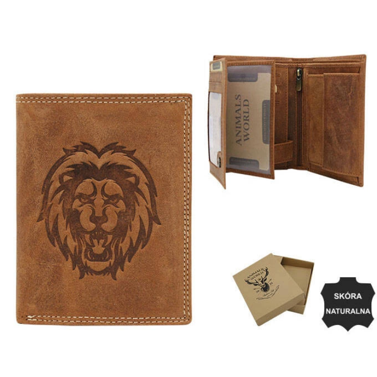 RFID bőr pénztárca ALWAYS WILD N4-CHM-LION
