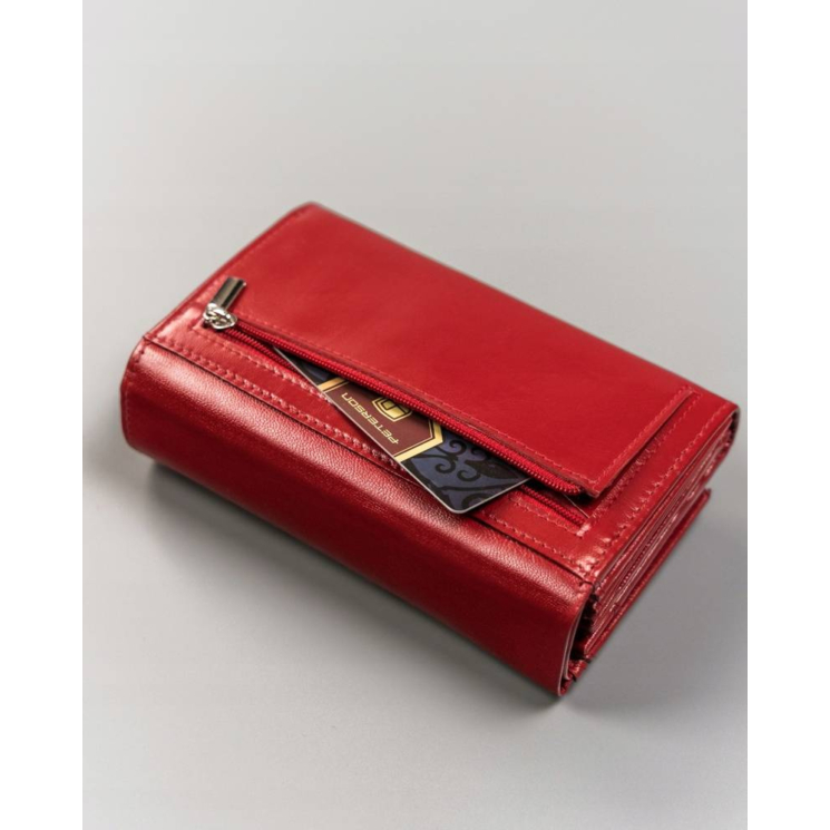 RFID bőr pénztárca PETERSON PTN RD-22-GCL-Y