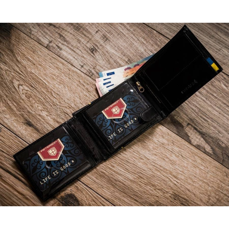 PETERSON PTN 304-P-UP UA RFID bőr pénztárca