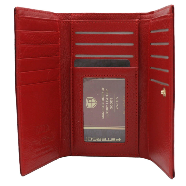 PETERSON PTN 42108-BF RFID bőr pénztárca