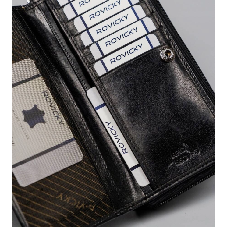 Rovicky női RFID bőr pénztárca CPR-8931-BAR