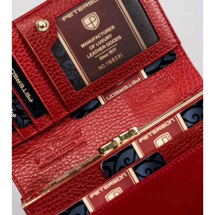 PETERSON PTN PL-466 Multi RFID bőr pénztárca