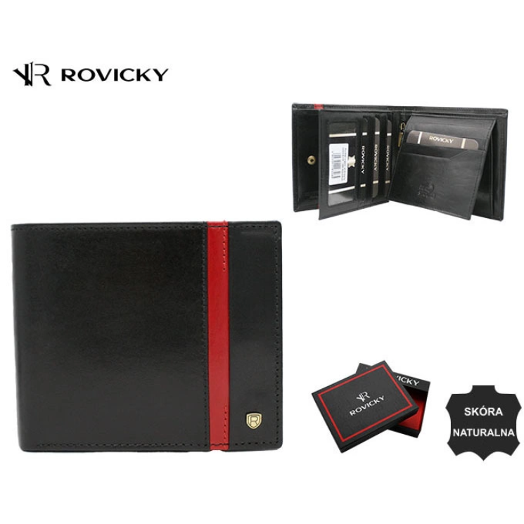 RFID bőr pénztárca ROVICKY 22323-RVTP