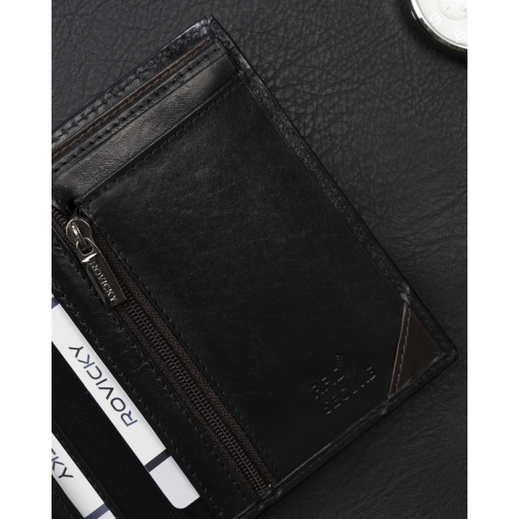 ROVICKY RFID bőr pénztárca N484-RVTM-GN