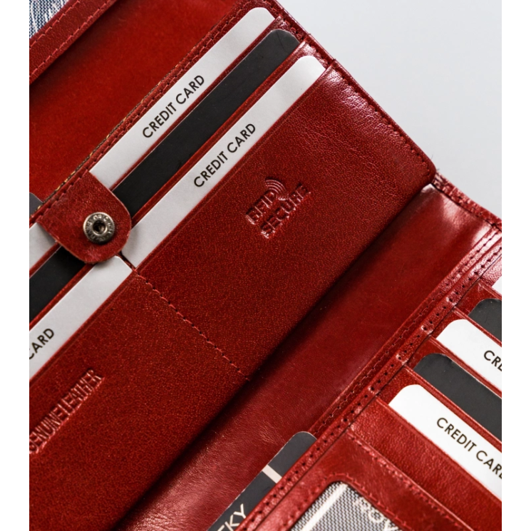Rovicky női RFID bőr pénztárca CPR-8787-BAR