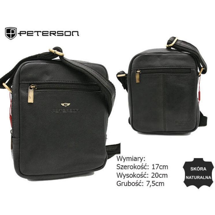 PETERSON bőrtáska PTN-374-NDM