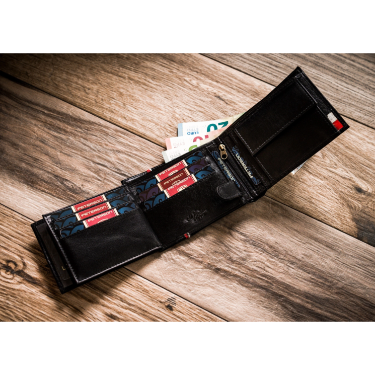 PETERSON PTN 304P-02 RFID bőr pénztárca