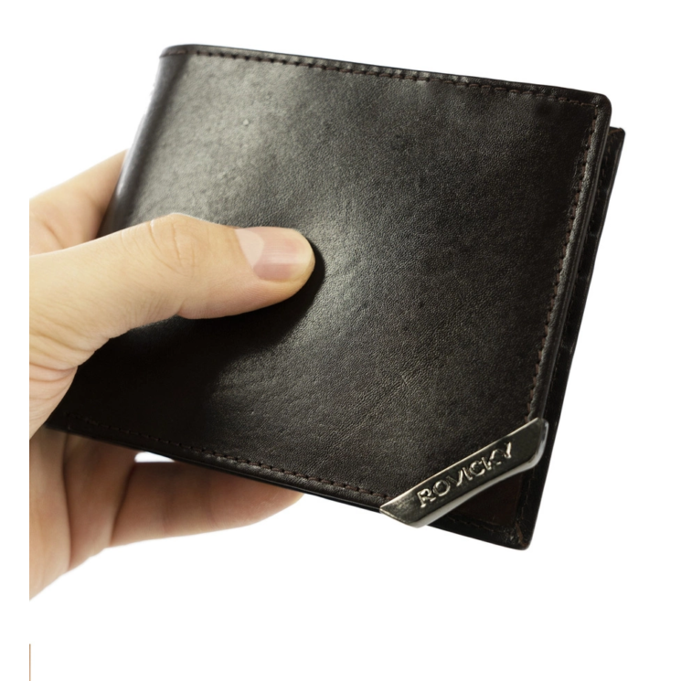 ROVICKY RFID bőr pénztárca N993-RVTM-GN