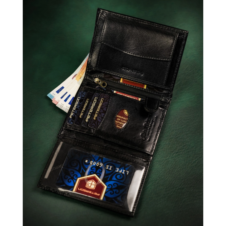 PETERSON PTN 333-P RFID bőr pénztárca