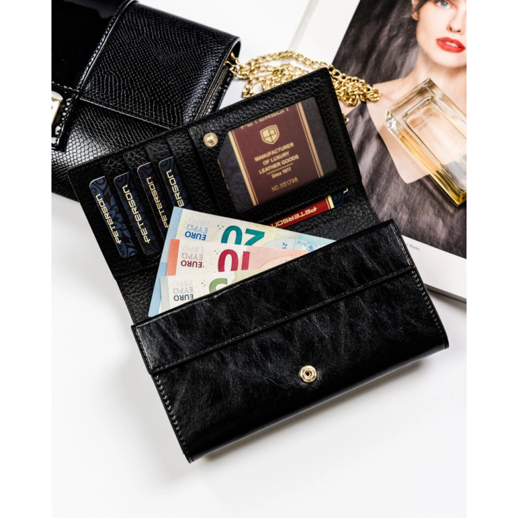 PETERSON PTN ST-411 RFID bőr pénztárca