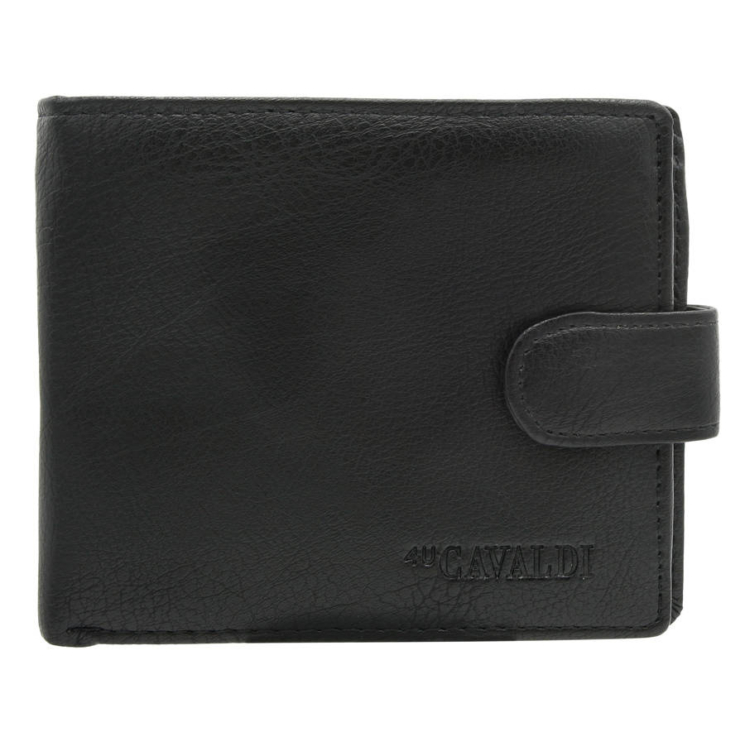 Férfi PU+bőr pénztárca M621L-PU-6816 fekete