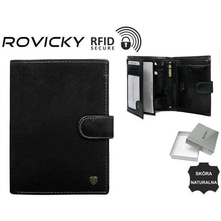 ROVICKY N4L-RVT RFID bőr pénztárca
