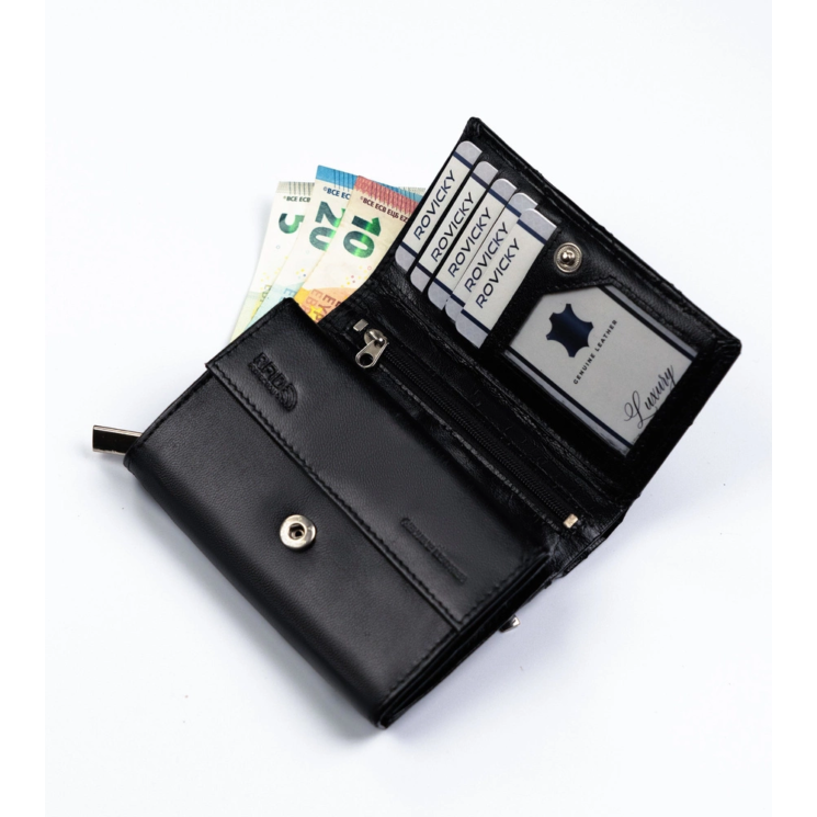 ROVICKY RFID bőr pénztárca R-RD-02-GCL-Q