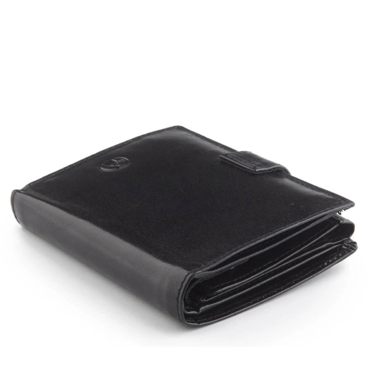 PETERSON PTN 317Z 2-1-1 FEKETE RFID bőr pénztárca