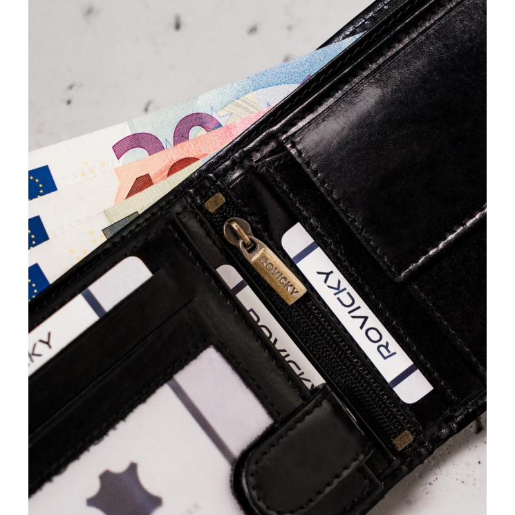 ROVICKY RFID bőr pénztárca N992-RVTP