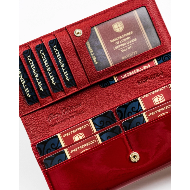 PETERSON PTN ST-721 RFID bőr pénztárca